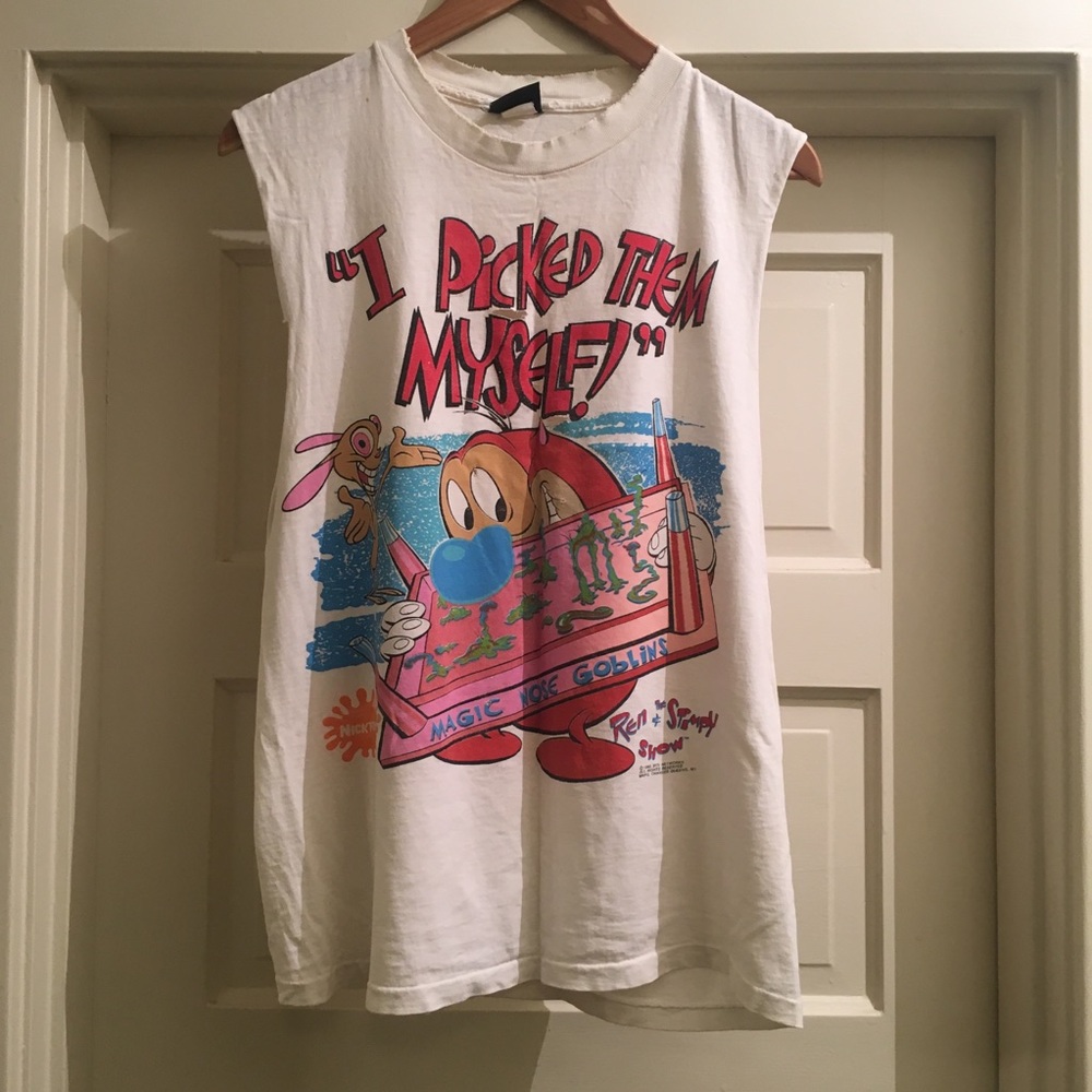 Vintage ren and Stimpy shirt - Picture 2 of 4